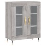 Tall gray Sonoma plywood sideboard 69.5x34x180 cm by vidaXL, Sideboards - Ref: Foro24-3198263, Price: 172,35 €, Discount: %