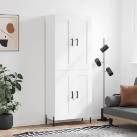 Tall white plywood sideboard 69.5x34x180 cm by vidaXL, Sideboards - Ref: Foro24-3199689, Price: 152,99 €, Discount: %