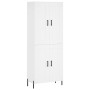 Aparador alto madera contrachapada blanco 69,5x34x180 cm de vidaXL, Aparadores - Ref: Foro24-3199689, Precio: 151,56 €, Descu...