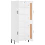 Tall white plywood sideboard 69.5x34x180 cm by vidaXL, Sideboards - Ref: Foro24-3199689, Price: 151,56 €, Discount: %