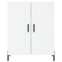 Tall white plywood sideboard 69.5x34x180 cm by vidaXL, Sideboards - Ref: Foro24-3199689, Price: 151,56 €, Discount: %