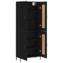 Tall black plywood sideboard 69.5x34x180 cm by vidaXL, Sideboards - Ref: Foro24-3199690, Price: 157,09 €, Discount: %