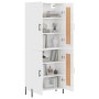 High glossy white plywood sideboard 69.5x34x180 cm by vidaXL, Sideboards - Ref: Foro24-3199691, Price: 159,04 €, Discount: %