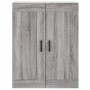 Aparador alto madera contrachapada gris sonoma 69,5x34x180 cm de vidaXL, Aparadores - Ref: Foro24-3199695, Precio: 146,99 €, ...