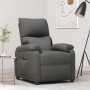 Sillón reclinable eléctrico de tela gris oscuro de vidaXL, Sillones - Ref: Foro24-3073824, Precio: 260,82 €, Descuento: %