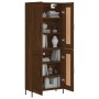 Tall oak brown plywood sideboard 69.5x34x180 cm by vidaXL, Sideboards - Ref: Foro24-3199696, Price: 160,66 €, Discount: %