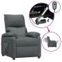 Sillón reclinable eléctrico de tela gris oscuro de vidaXL, Sillones - Ref: Foro24-3073824, Precio: 260,99 €, Descuento: %