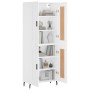 Aparador alto madera contrachapada blanco 69,5x34x180 cm de vidaXL, Aparadores - Ref: Foro24-3199697, Precio: 165,36 €, Descu...