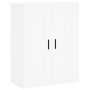 Aparador alto madera contrachapada blanco 69,5x34x180 cm de vidaXL, Aparadores - Ref: Foro24-3199697, Precio: 165,36 €, Descu...