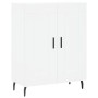 Aparador alto madera contrachapada blanco 69,5x34x180 cm de vidaXL, Aparadores - Ref: Foro24-3199697, Precio: 165,36 €, Descu...