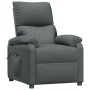 Sillón reclinable eléctrico de tela gris oscuro de vidaXL, Sillones - Ref: Foro24-3073824, Precio: 260,99 €, Descuento: %