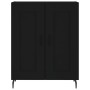 Tall black plywood sideboard 69.5x34x180 cm by vidaXL, Sideboards - Ref: Foro24-3199698, Price: 177,37 €, Discount: %