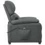 Sillón reclinable eléctrico de tela gris oscuro de vidaXL, Sillones - Ref: Foro24-3073824, Precio: 260,99 €, Descuento: %