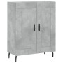 Aparador alto madera contrachapada gris hormigón 69,5x34x180 cm de vidaXL, Aparadores - Ref: Foro24-3199701, Precio: 142,14 €...