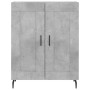 Aparador alto madera contrachapada gris hormigón 69,5x34x180 cm de vidaXL, Aparadores - Ref: Foro24-3199701, Precio: 142,14 €...