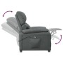 Sillón reclinable eléctrico de tela gris oscuro de vidaXL, Sillones - Ref: Foro24-3073824, Precio: 260,99 €, Descuento: %