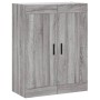 Aparador alto madera contrachapada gris sonoma 69,5x34x180 cm de vidaXL, Aparadores - Ref: Foro24-3199703, Precio: 144,41 €, ...