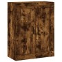 Aparador alto madera contrachapada roble ahumado 69,5x34x180 cm de vidaXL, Aparadores - Ref: Foro24-3199702, Precio: 151,99 €...