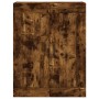 Aparador alto madera contrachapada roble ahumado 69,5x34x180 cm de vidaXL, Aparadores - Ref: Foro24-3199702, Precio: 151,99 €...