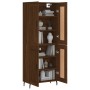 Tall oak brown plywood sideboard 69.5x34x180 cm by vidaXL, Sideboards - Ref: Foro24-3199704, Price: 163,93 €, Discount: %