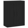 Aparador alto madera contrachapada negro 69,5x34x180 cm de vidaXL, Aparadores - Ref: Foro24-3199706, Precio: 168,48 €, Descue...