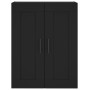 Aparador alto madera contrachapada negro 69,5x34x180 cm de vidaXL, Aparadores - Ref: Foro24-3199706, Precio: 168,48 €, Descue...