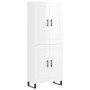 High glossy white plywood sideboard 69.5x34x180 cm by vidaXL, Sideboards - Ref: Foro24-3199707, Price: 156,15 €, Discount: %