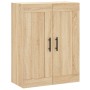 Aparador alto madera contrachapada color roble 69,5x34x180 cm de vidaXL, Aparadores - Ref: Foro24-3199708, Precio: 157,99 €, ...