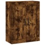 Tall smoked oak plywood sideboard 69.5x34x180 cm by vidaXL, Sideboards - Ref: Foro24-3199710, Price: 140,03 €, Discount: %