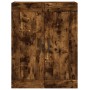 Aparador alto madera contrachapada roble ahumado 69,5x34x180 cm de vidaXL, Aparadores - Ref: Foro24-3199710, Precio: 140,03 €...