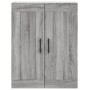 High sideboard sonoma gray plywood 69.5x34x180 cm by vidaXL, Sideboards - Ref: Foro24-3199711, Price: 145,99 €, Discount: %