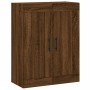 Aparador alto madera contrachapada marrón roble 69,5x34x180 cm de vidaXL, Aparadores - Ref: Foro24-3199712, Precio: 144,99 €,...