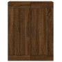 Aparador alto madera contrachapada marrón roble 69,5x34x180 cm de vidaXL, Aparadores - Ref: Foro24-3199712, Precio: 144,99 €,...