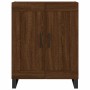 Aparador alto madera contrachapada marrón roble 69,5x34x180 cm de vidaXL, Aparadores - Ref: Foro24-3199712, Precio: 144,99 €,...