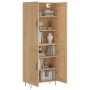 High oak-colored plywood sideboard 69.5x34x180 cm by vidaXL, Sideboards - Ref: Foro24-3199716, Price: 133,99 €, Discount: %