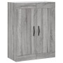 Aparador alto madera contrachapada gris sonoma 69,5x34x180 cm de vidaXL, Aparadores - Ref: Foro24-3199719, Precio: 137,81 €, ...