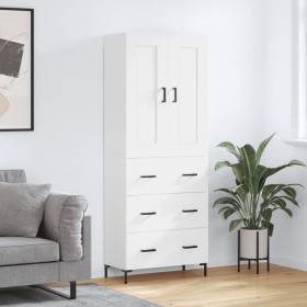 Tall white plywood sideboard 69.5x34x180 cm by vidaXL, Sideboards - Ref: Foro24-3199745, Price: 163,99 €, Discount: %