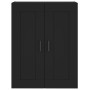 Aparador alto madera contrachapada negro 69,5x34x180 cm de vidaXL, Aparadores - Ref: Foro24-3199746, Precio: 162,71 €, Descue...