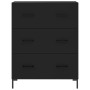 Aparador alto madera contrachapada negro 69,5x34x180 cm de vidaXL, Aparadores - Ref: Foro24-3199746, Precio: 162,71 €, Descue...