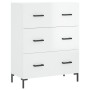 High glossy white plywood sideboard 69.5x34x180 cm by vidaXL, Sideboards - Ref: Foro24-3199747, Price: 178,08 €, Discount: %