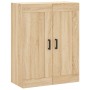 Aparador alto madera contrachapada color roble 69,5x34x180 cm de vidaXL, Aparadores - Ref: Foro24-3199748, Precio: 157,80 €, ...