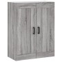 Aparador alto madera contrachapada gris sonoma 69,5x34x180 cm de vidaXL, Aparadores - Ref: Foro24-3199751, Precio: 166,52 €, ...