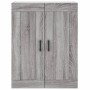 Aparador alto madera contrachapada gris sonoma 69,5x34x180 cm de vidaXL, Aparadores - Ref: Foro24-3199751, Precio: 166,52 €, ...