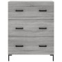 Aparador alto madera contrachapada gris sonoma 69,5x34x180 cm de vidaXL, Aparadores - Ref: Foro24-3199751, Precio: 166,52 €, ...