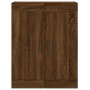 Aparador alto madera contrachapada marrón roble 69,5x34x180 cm de vidaXL, Aparadores - Ref: Foro24-3199752, Precio: 163,76 €,...