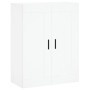 Aparador alto madera contrachapada blanco 69,5x34x180 cm de vidaXL, Aparadores - Ref: Foro24-3199761, Precio: 180,80 €, Descu...