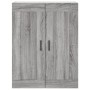 Aparador alto madera contrachapada gris sonoma 69,5x34x180 cm de vidaXL, Aparadores - Ref: Foro24-3199767, Precio: 173,30 €, ...