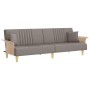 Sofa bed with armrests taupe gray fabric by vidaXL, Sofas - Ref: Foro24-351892, Price: 233,72 €, Discount: %