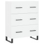 Aparador alto madera contrachapada blanco 69,5x34x180 cm de vidaXL, Aparadores - Ref: Foro24-3199769, Precio: 167,99 €, Descu...