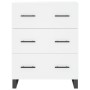 Aparador alto madera contrachapada blanco 69,5x34x180 cm de vidaXL, Aparadores - Ref: Foro24-3199769, Precio: 167,99 €, Descu...